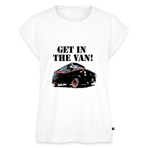Get In The Van - Women's Premium Roll Up Sleeve T-Shirt