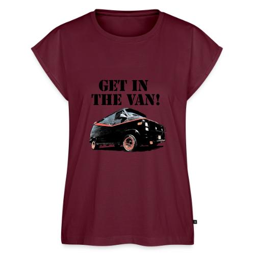 Get In The Van - Women's Premium Roll Up Sleeve T-Shirt