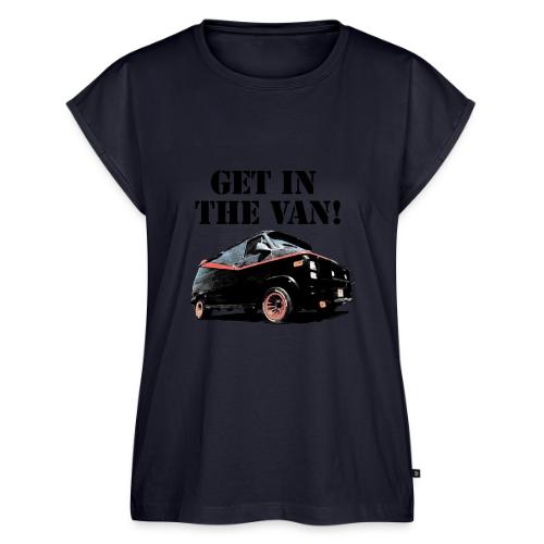 Get In The Van - Women's Premium Roll Up Sleeve T-Shirt