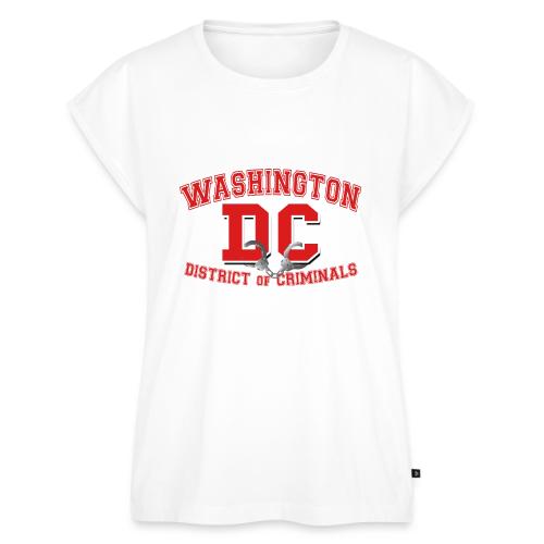 Washington District of Criminals - Women's Premium Roll Up Sleeve T-Shirt