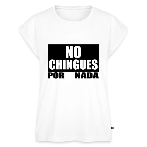 No Chingues - Women's Premium Roll Up Sleeve T-Shirt