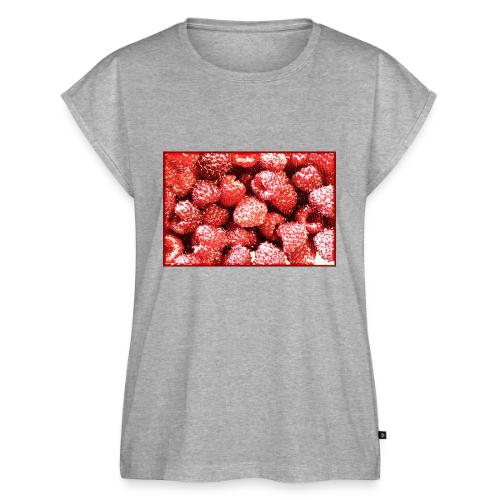 Raspberries Fruit Cute Photo. Buy Now - Women's Premium Roll Up Sleeve T-Shirt