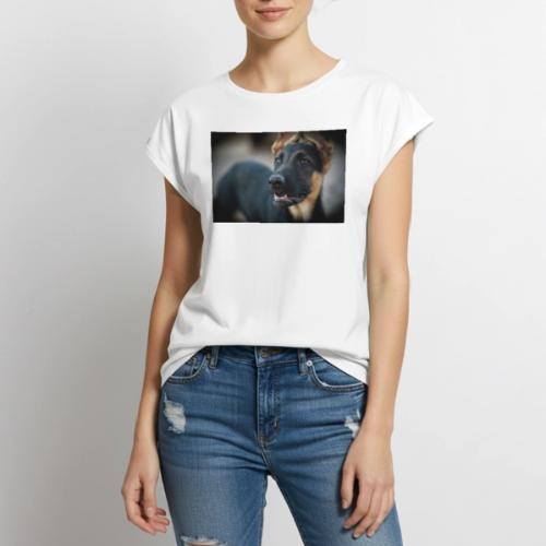 289888654 10221001879384096 5095516172926146445 n - Women's Premium Roll Up Sleeve T-Shirt