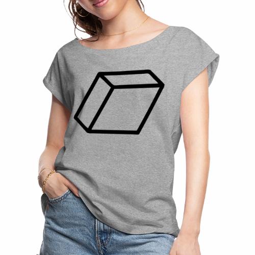 rhombus3 ai - Women's Roll Cuff T-Shirt