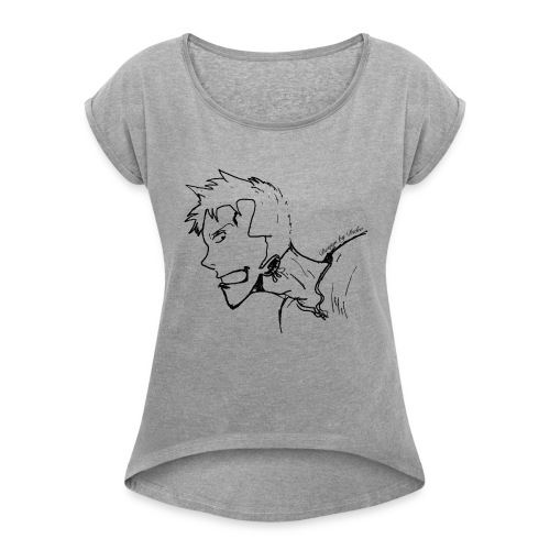 Design by Daka - Women's Roll Cuff T-Shirt