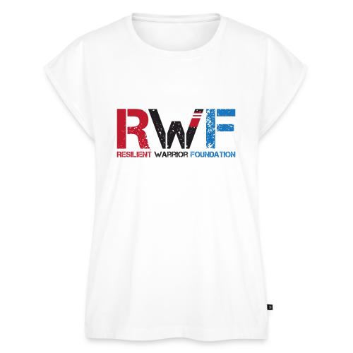 RWF Black - Women's Premium Roll Up Sleeve T-Shirt