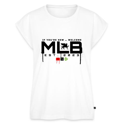 MLB DRIP 4 - Women's Premium Roll Up Sleeve T-Shirt