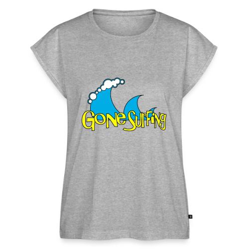 Gone Surfing - Women's Premium Roll Up Sleeve T-Shirt