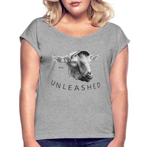 Unleash your potential - Women's Roll Cuff T-Shirt