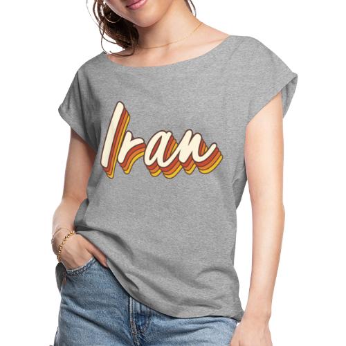 Iran 4 - Women's Roll Cuff T-Shirt