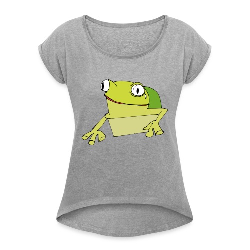 Froggy - Women's Roll Cuff T-Shirt