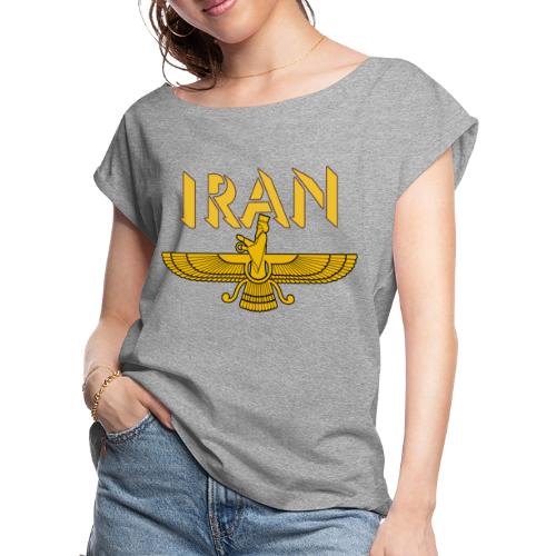 Iran 9 - Women's Roll Cuff T-Shirt