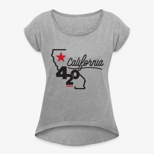 California 420 - Women's Roll Cuff T-Shirt