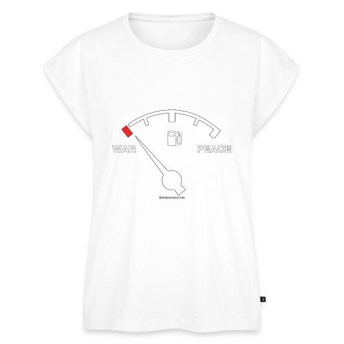 War Peace Gas Gage - Women's Premium Roll Up Sleeve T-Shirt