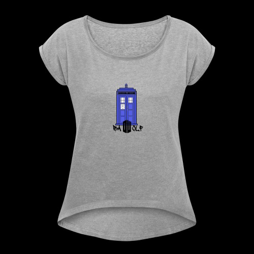 TARDIS - Women's Roll Cuff T-Shirt