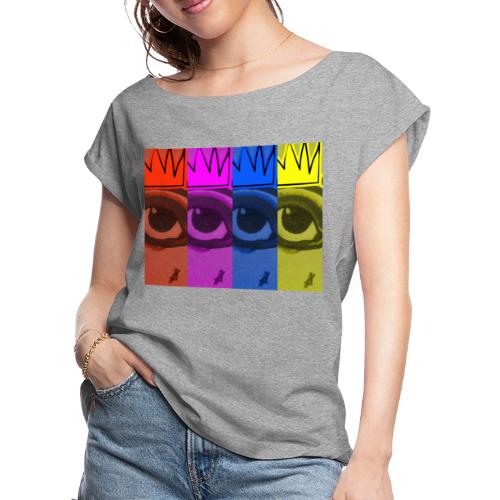 Eye Queen - Women's Roll Cuff T-Shirt