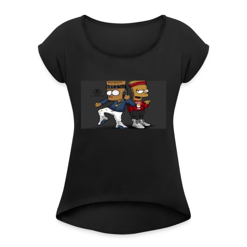Sweatshirt - Women's Roll Cuff T-Shirt