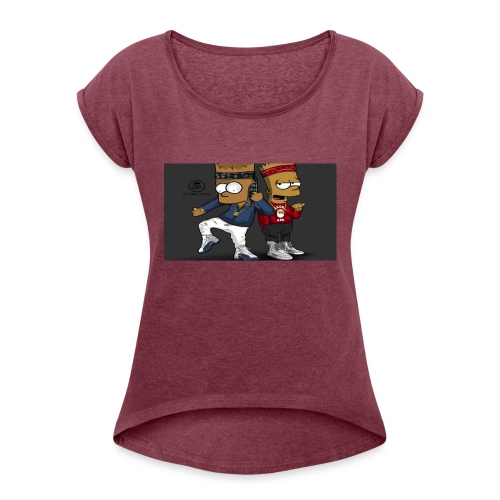 Sweatshirt - Women's Roll Cuff T-Shirt
