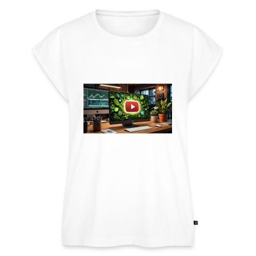 blueprint 06632d5a 5fd4 79a3 8000 7e45f84ac268 - Women's Premium Roll Up Sleeve T-Shirt