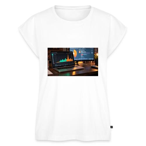 blueprint 06632d6b 3dce 759f 8000 77d9d3f5854a - Women's Premium Roll Up Sleeve T-Shirt