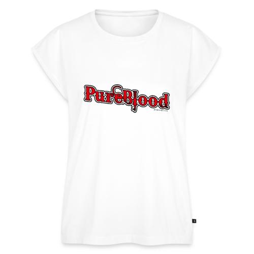 PureBlood Red - Women's Premium Roll Up Sleeve T-Shirt