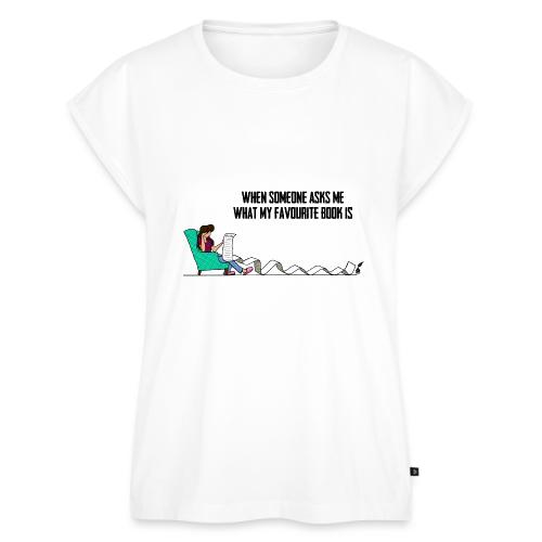 When Somone Asks Me - Women's Premium Roll Up Sleeve T-Shirt