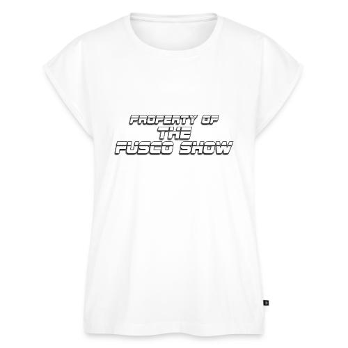 PROPERTY OF FUSCO SHOW - Women's Premium Roll Up Sleeve T-Shirt