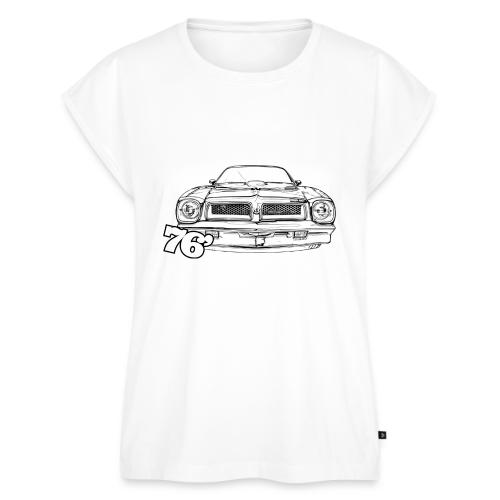 76 FIREBIRD TRANS AM - Women's Premium Roll Up Sleeve T-Shirt