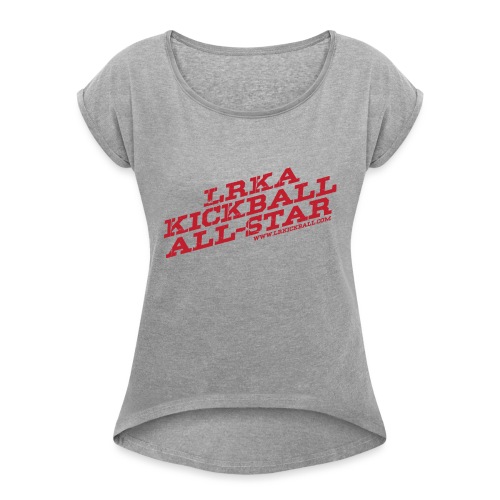 All Star Red - Women's Roll Cuff T-Shirt