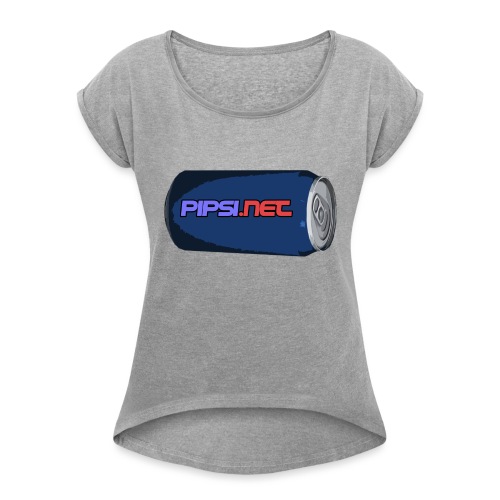 pipsi3 png - Women's Roll Cuff T-Shirt