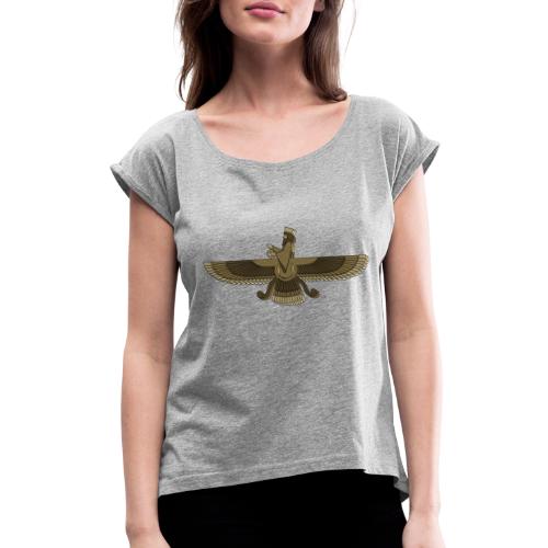 Faravahar B1 - Women's Roll Cuff T-Shirt