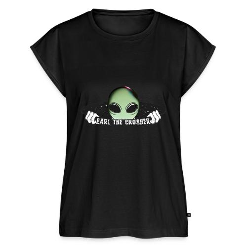 Coming Through Clear - Alien Arrival - Women's Premium Roll Up Sleeve T-Shirt