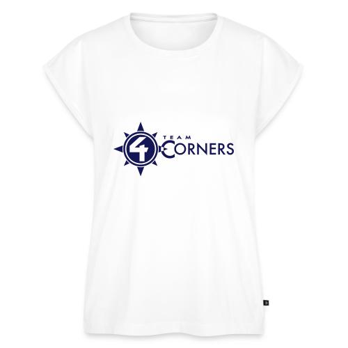 Team 4 Corners 2018 logo - Women's Premium Roll Up Sleeve T-Shirt