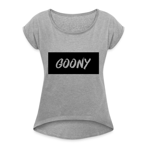 GoonY Brush Design - Women's Roll Cuff T-Shirt