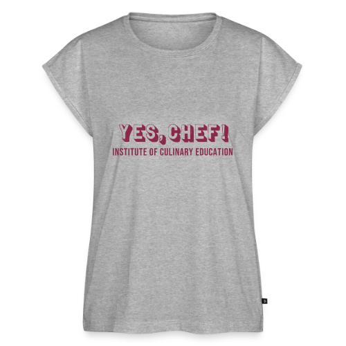 Yes, Chef! - Women's Premium Roll Up Sleeve T-Shirt