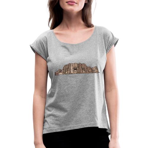 Naqshe Rostam Persepolis - Women's Roll Cuff T-Shirt