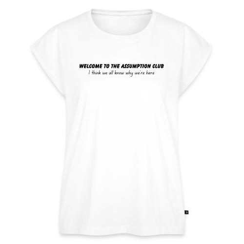 Welcome to the Assumption Club - Women's Premium Roll Up Sleeve T-Shirt