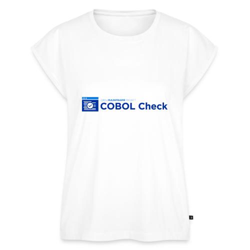 COBOL Check - Women's Premium Roll Up Sleeve T-Shirt