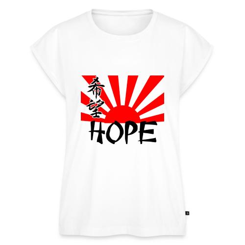 Rising Sun Hope Women's - Women's Premium Roll Up Sleeve T-Shirt