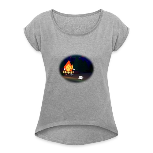 'Round the Campfire - Women's Roll Cuff T-Shirt