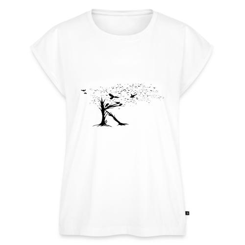 K of Kaede - Women's Premium Roll Up Sleeve T-Shirt