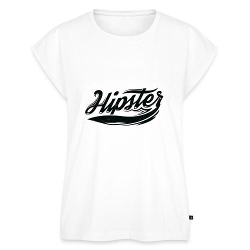 Hipster - Women's Premium Roll Up Sleeve T-Shirt
