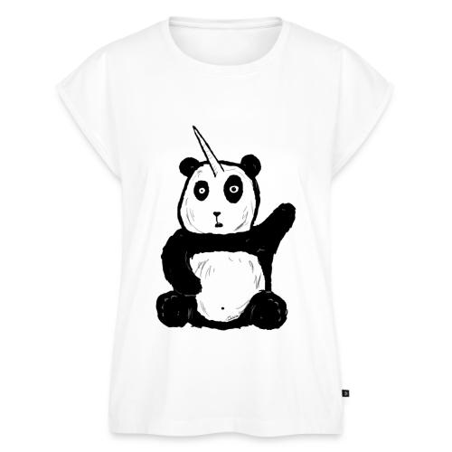 Pandicorn - Women's Premium Roll Up Sleeve T-Shirt