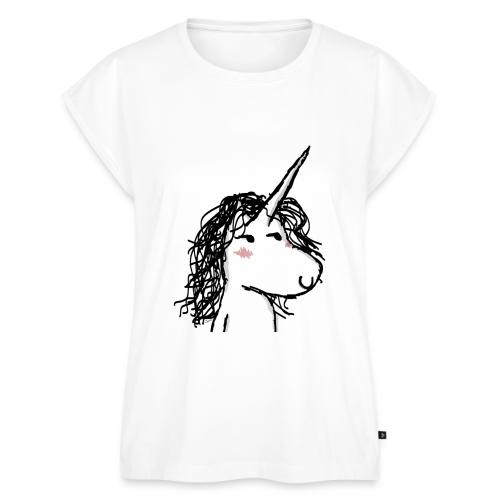 Unicorn Kaede - Women's Premium Roll Up Sleeve T-Shirt