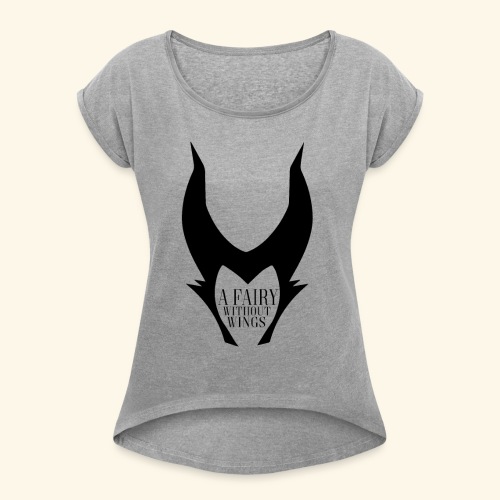maleficent - Women's Roll Cuff T-Shirt