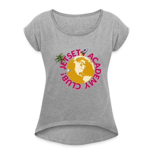 JAC Swag Pink Brand - Women's Roll Cuff T-Shirt