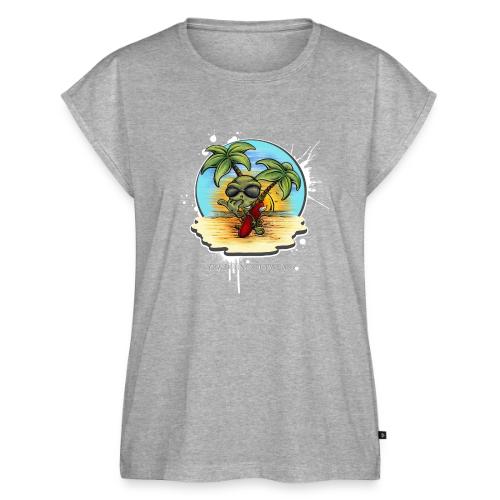 let's have a safe surf home - Women's Premium Roll Up Sleeve T-Shirt