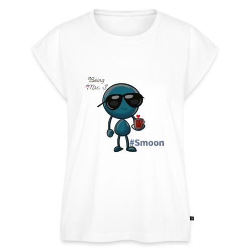 Smoon City_Being Mrs S_Smoon - Women's Premium Roll Up Sleeve T-Shirt