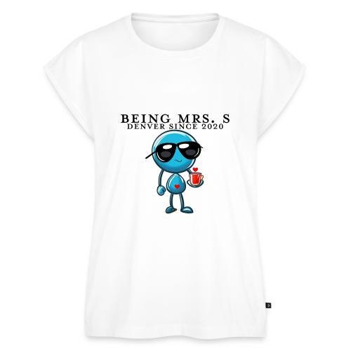 Being Mrs. S_Middle_Denver Since 2020 - Women's Premium Roll Up Sleeve T-Shirt
