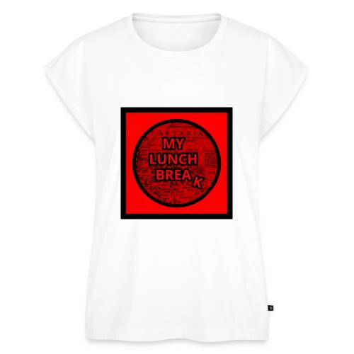 RED MLB - Women's Premium Roll Up Sleeve T-Shirt